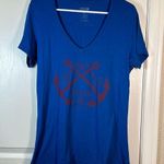 Cariloha Bamboo Organic Blue Nautical V Photo 1