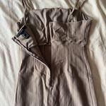 Pinstripe Brown Dress Size XS Photo 2