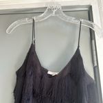 Lavender Brown Black Fringe Dress Photo 3
