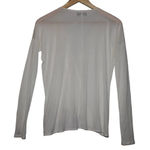 Abercrombie & Fitch Women's Cream Twisted Front V-Neck Long Sleeve Shirt Size XS Photo 1