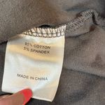 Wildfox  Size M After‎ The Storm Cutout Baby Tee Gray Crop Y2K Style Trendy Photo 4