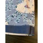 LL Bean Floral Lined Skirt‎ Side Zip Womens 10 Reg Favorite Fit Straight Preppy Blue Photo 8