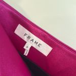 Frame  seamed mini skirt in magenta 4 Photo 7