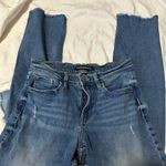 Calvin Klein Jeans Calvin Klein Distressed Medium Wash High Rise Straight Leg Jeans size 25 Photo 4