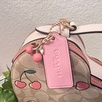 Coach Heart Crossbody In Signature Canvas With Heart Cherry Print CE653 Photo 3