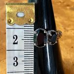 Natural Black Spinel Sterling Silver Ring Size 7 Photo 6