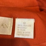 Dana Buchman Vintage Dana Buchanan silk burnt orange fitted blazer HC Photo 7