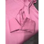 Maison dAmelie Paris Pink Satin Button Down Long Sleeve Shirt Women M Size M Photo 5
