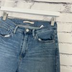 Levi's Levi’s 724 High Rise Straight Crop Distressed Jeans Women’s 27 Light Wash Denim Photo 6