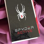 Spyder NWT  SPELL OUT HIGH WAISTED LEGGINGS PURPLE LARGE Photo 5