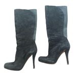 Enzo Angiolini ⭐️  Black Suede Leather Tall Heel Vintage‎ Boots Women's Size 6.5 Photo 0