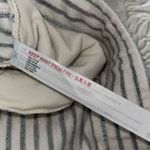 Anthropologie Saturday Sunday Kick Flare Stripe Soft Terry Cloth Cropped Pants L Photo 5