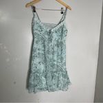 Hollister ‎ Y2K Blue Chiffon Babydoll Mini Dress Size Large Photo 1