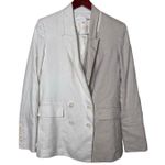 Veronica Beard  Two Tone Braeton Linen Dickey Blazer Size 4 Photo 0