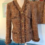 Saks 5th Avenue saks fifth avenue Folio Suit jacket Skirt Set tweed Size 8 (blazer 10) Wool USA Photo 1