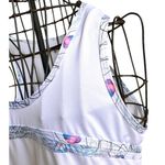 Bosofibella Tennis Top Large White Sleeveless Pickleball Golf Abstract Trim Size undefined Photo 3