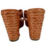 Marc Fisher NWOB  MFLynn Raffia Woven Cross Strap Wedge Platform Sandals Size 9.5 Photo 10