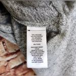 cupio Light Gray Cowl Neck Blanket Soft Sweater Photo 7