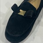 Kate Spade Black Moccasin Style Bow Loafers, size 9.5 Photo 3