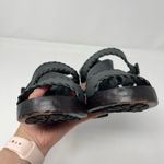 John Fluevog Tuggawar Hopscotch Black Strappy Heels (6.5) Photo 10