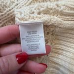 Equipment  Cashmere Wool and Alpaca Beige Cable Knit Cardigan Sweater Photo 5