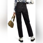 Topshop Black Straight Leg Dad Jeans Size 10 NWT Photo 1
