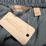 Soft Surroundings Nirvana Pants Straight Leg Blue Satiny Feel NWT Large 14-16 Photo 9