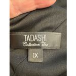 Tadashi Shoji Tadashi Shoji Collection Black Maxi Dress Ruched Plus Size 1X Formal Sexy Flowy Photo 5