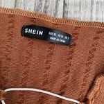 SheIn burnt orange tie top Photo 1