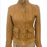 Lucky Brand Lamb Leather Jacket Photo 0