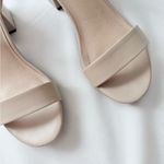 Rampage  Cream Block Heel Ankle Strap Heels Photo 2