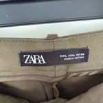 ZARA Women’s Large Olive Green Cargo Pants New Photo 2