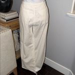 Banana Republic  White Drawstring Linen Blend Wide Leg Resort Wear Pants Large Photo 4