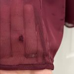 David's Bridal Wine Colored Halter Neck Floor Length Maxi Dress - Size 2 Photo 11