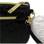 Liz Claiborne Iphone & Android Phone Charging Wallet Black Glitter Clutch Purse Photo 4