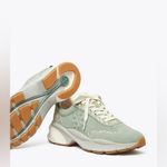 Tory Burch T Monogram Good Luck Trainer Sneakers Size 7.5 Photo 1