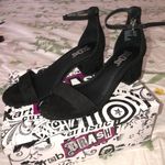 Brash Black Short Block Heels Photo 0