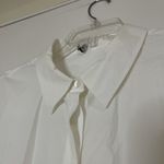Alexander Wang T button down white cotton tie waist top size XS Photo 2