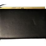 Vintage Air Step Purse Black Top Handle Faux Leather Snap Close 50s 60s Photo 11