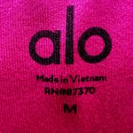 Alo Yoga 7/8 High-Waist Checkpoint Legging Drawstring Cropped Hot Pink Medium Photo 3