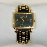 Betsey Johnson  women wrist watch two tone 30mm stainless steel size 6” running Photo 0
