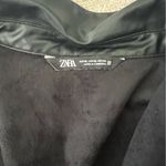 ZARA Leather Button Up Shirt Photo 3