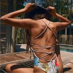 Agua Bendita  Kali Embellished One Piece Swimsuit XL Photo 5