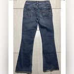 Silver Jeans Aiko Mid Boot Women 26X38 Blue Denim Western Distressed Cowgirl Photo 4