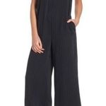 Leith Pinstriped Romper, Black sz. XXS Photo 0