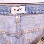 AGOLDE Criss Cross Upsized Jean High Rise Cross Front Relaxed Straight Leg Jeans Photo 2