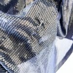 Lafayette 148 Asymmetric Sequin Silk Tunic Dress in Navy Blue Size 14 Photo 5