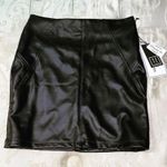 leather skirt Black Size M Photo 0