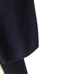 Tory Burch NWTS Silk Front Shirtdress Navy Blue Porcelain Thistle Sweater Back Photo 2