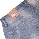 Aeropostale  High Rise Shorty Blue Jean Denim Shorts Distressed Cut-Off NWT 0 Photo 3